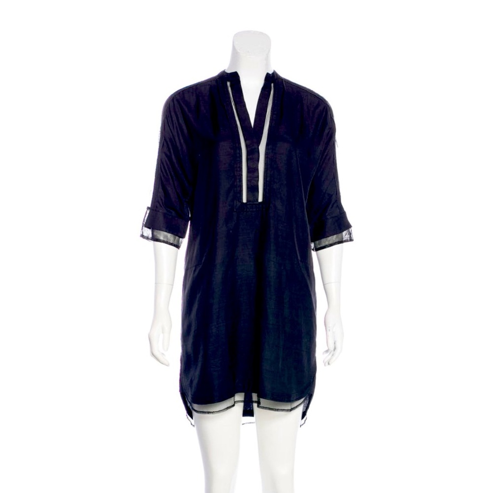 BCBG Max Azria
Mesh-Paneled Mini Dress